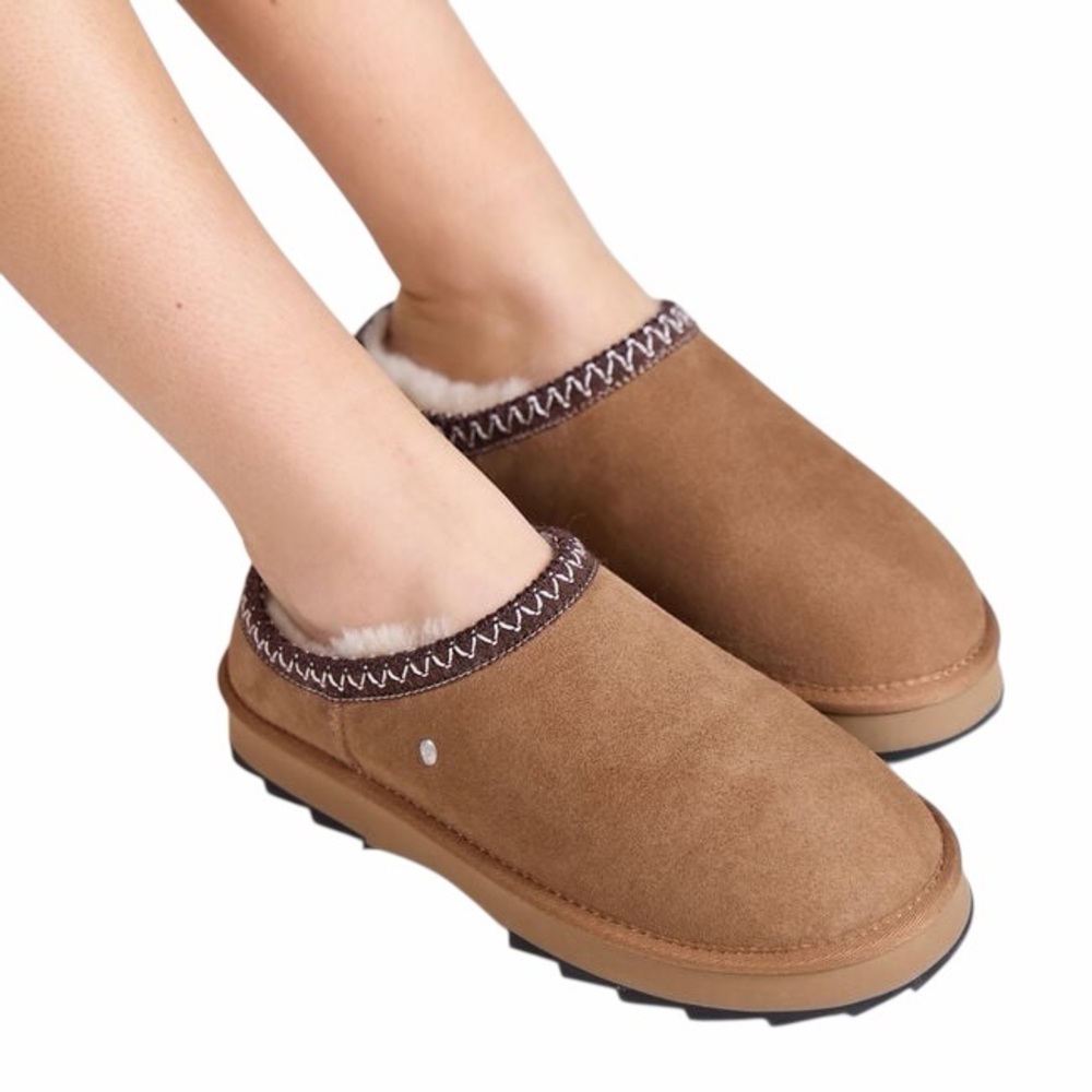 EMU AUSTRALIA/Cabincore/Women's/Sharky Scuff Slippers/Chestnut/Size: 6/NWT